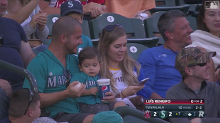 Small Child Unimpressed With Dad's One-Handed Catch And Perhaps The Sport Of Baseball
